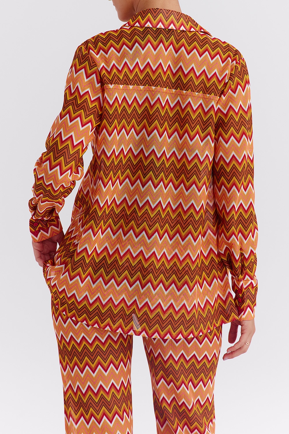 Mistress Rocks Multicolour Knit Oversized Shirt - SALE — image 8