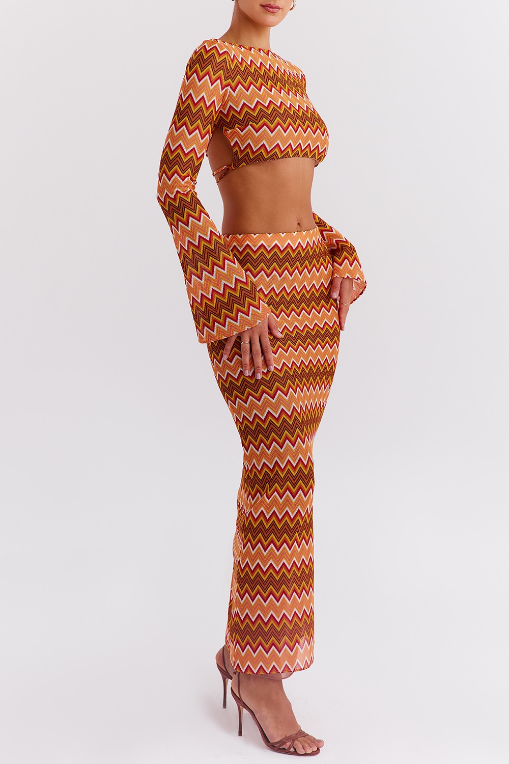 Mistress Rocks Multicolour Knit Maxi Skirt - SALE — image 7