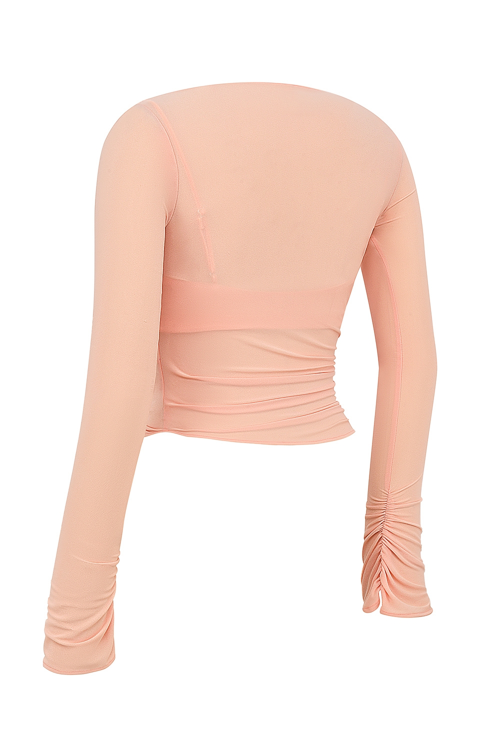 Floria  Sorbet Gathered Long Sleeve Top With Bra — image 9
