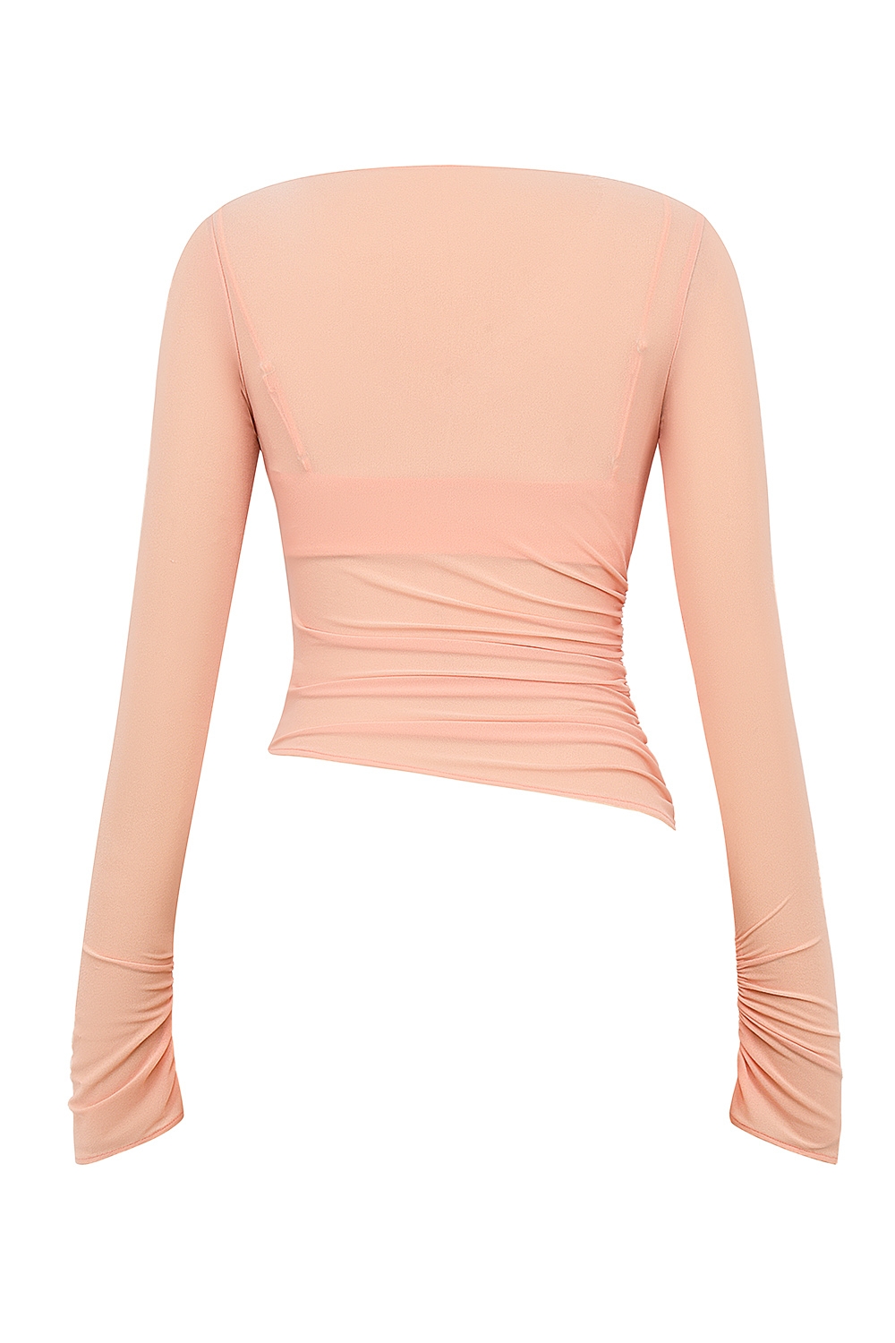 Floria  Sorbet Gathered Long Sleeve Top With Bra — image 10