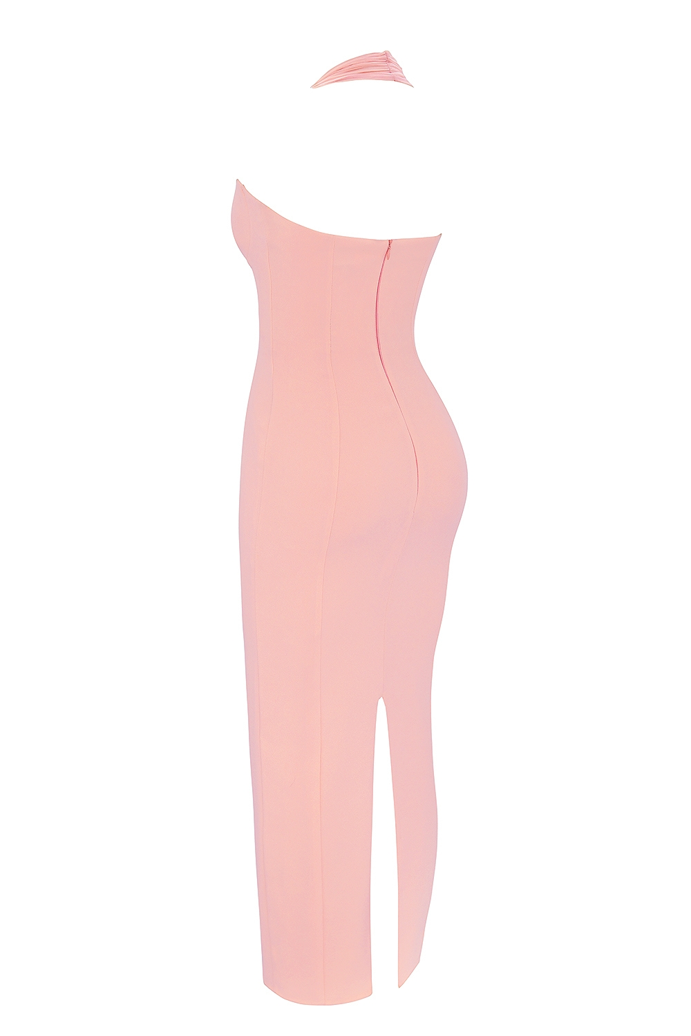 Gianina  Sorbet Crepe Halter Maxi Dress — image 9