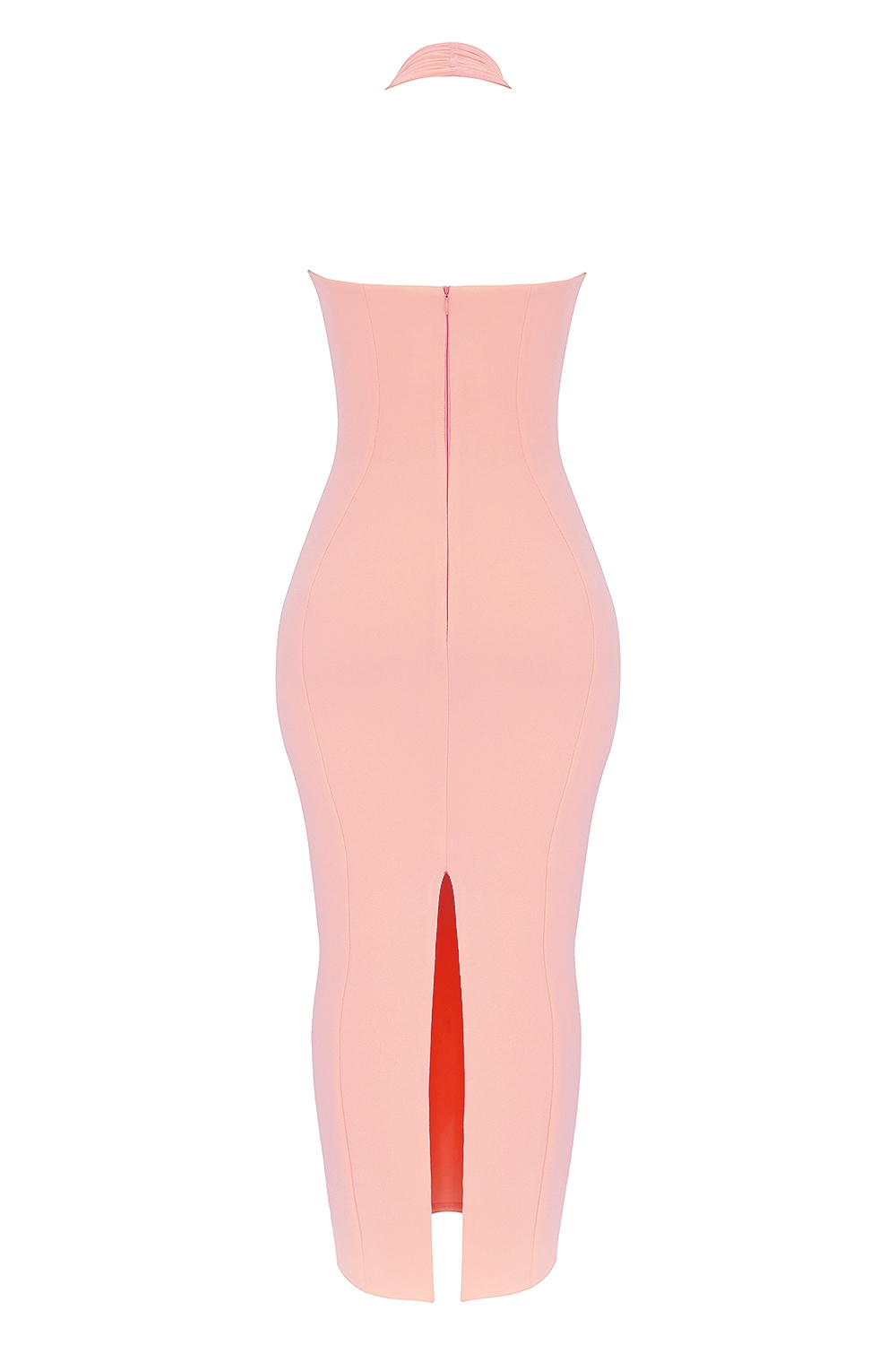 Gianina  Sorbet Crepe Halter Maxi Dress — image 10