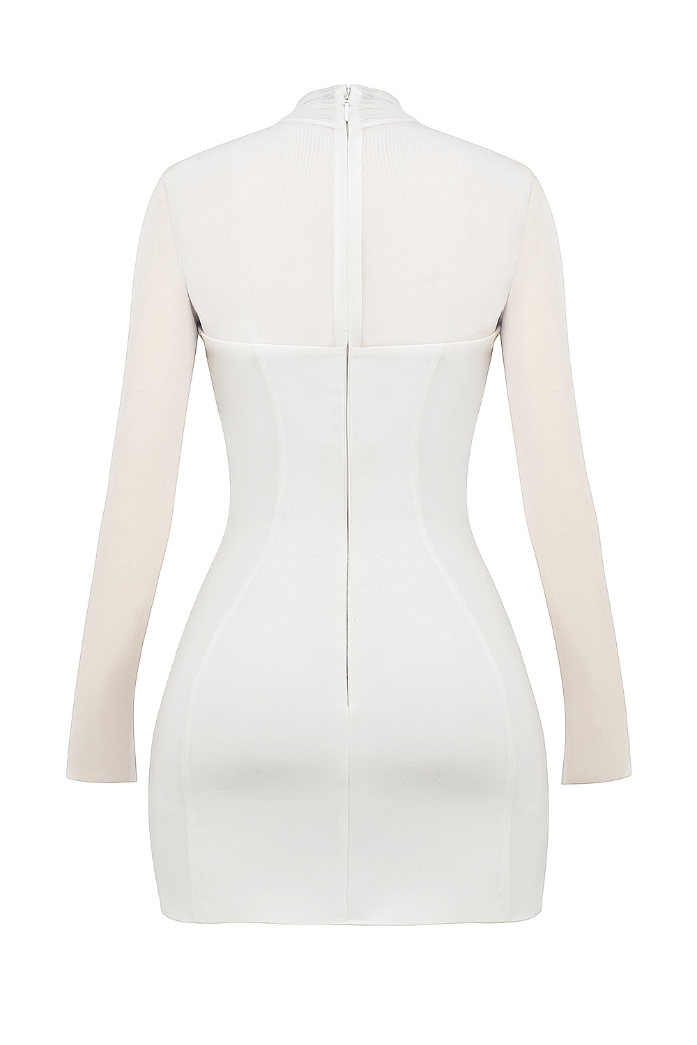 Holly  White Plunge Mini Dress — image 11