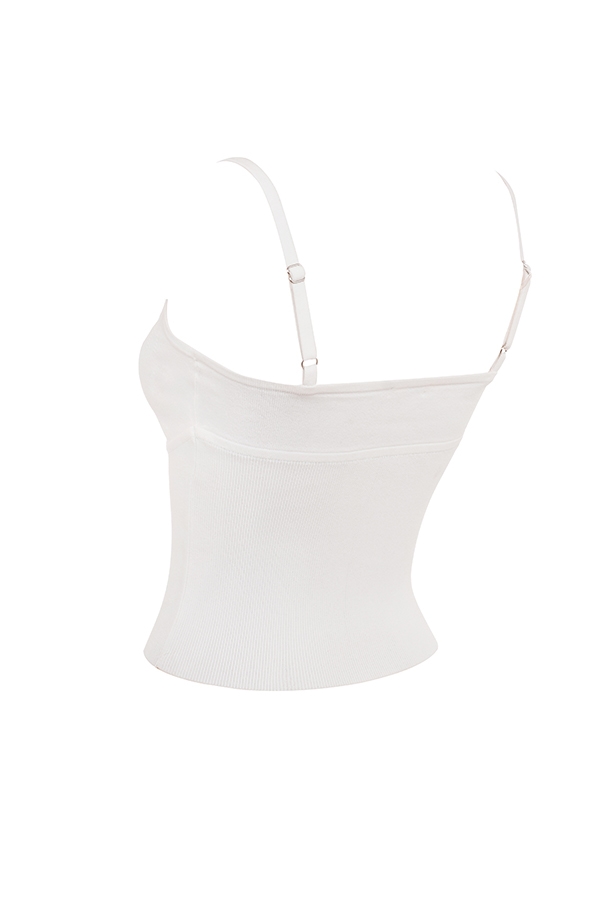 Summer  White Dainty Knit Top — image 10