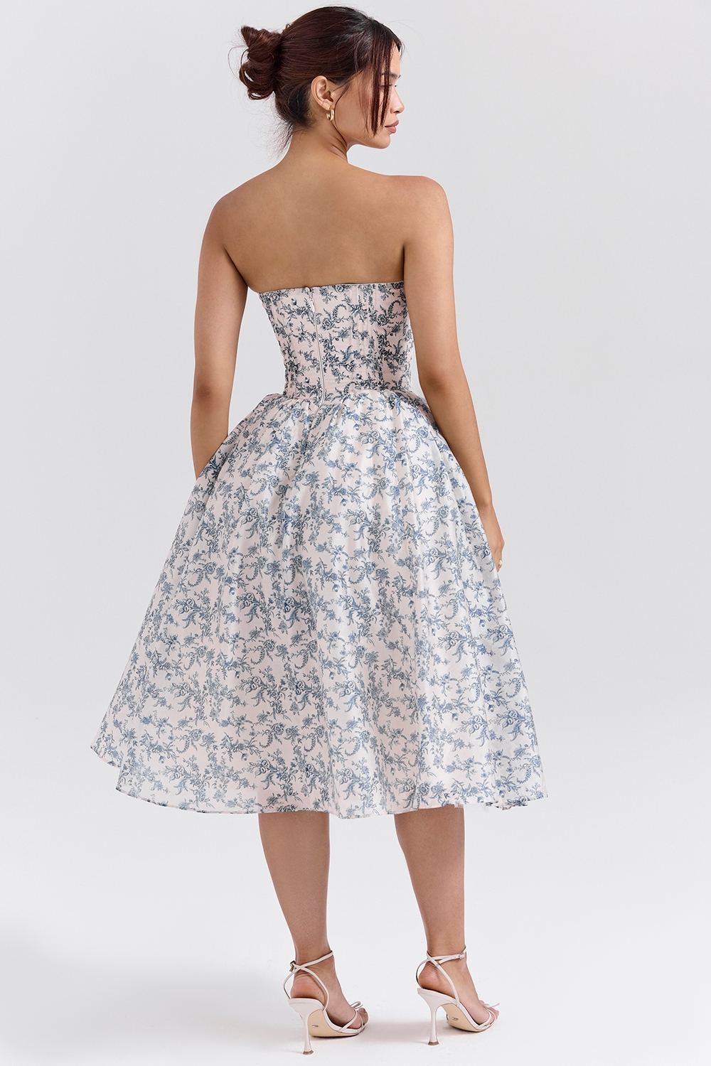 Bennett  English Porcelain Print Strapless Sundress — image 6