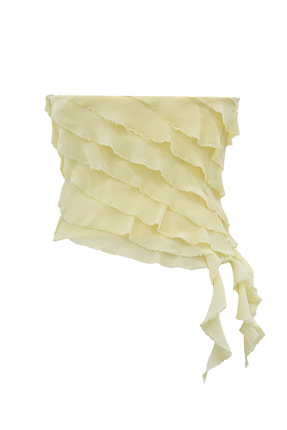 Mistress Rocks Vanilla Strapless Ruffle Top - SALE — image 10