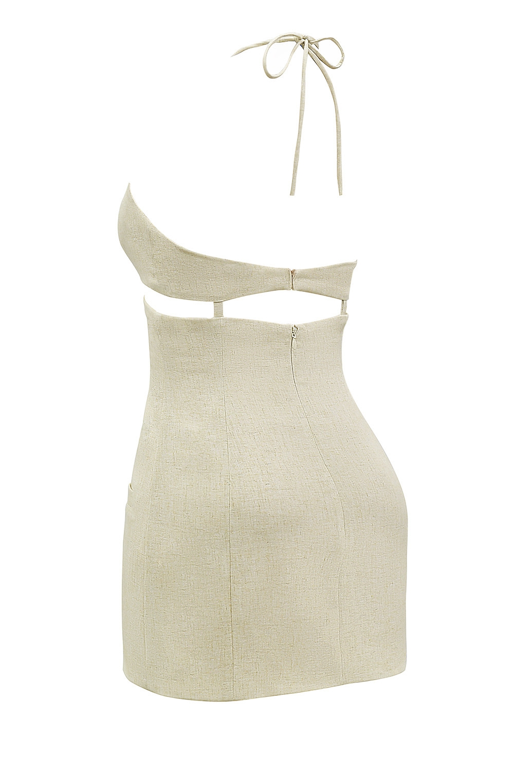 Mistress Rocks Butterscotch Cutout Halter Mini Dress - SALE — image 10