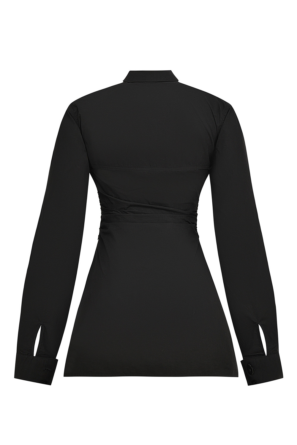 Mistress Rocks Black Cotton Cutout Shirt dress - SALE — image 13