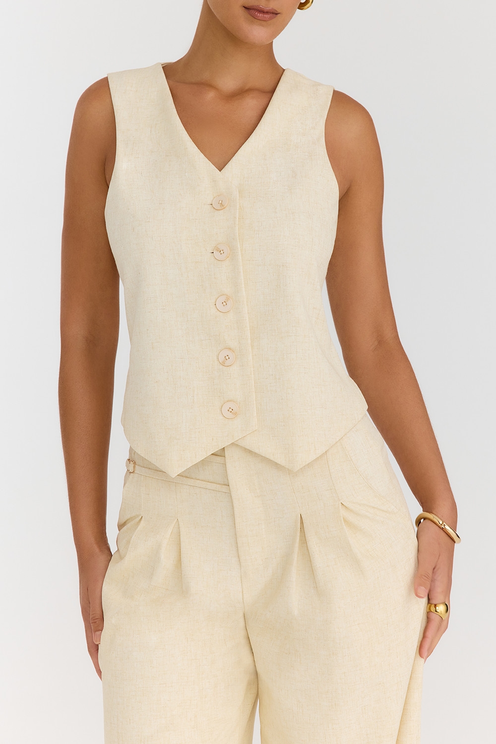 Mistress Rocks Butterscotch Waistcoat - SALE — image 3
