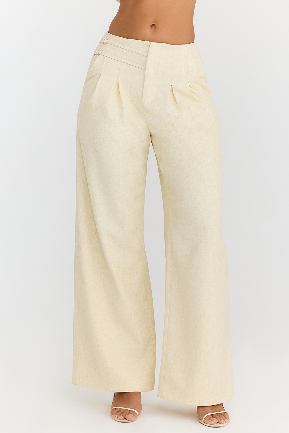 Mistress Rocks Butterscotch Pleated Trousers - SALE — image 9
