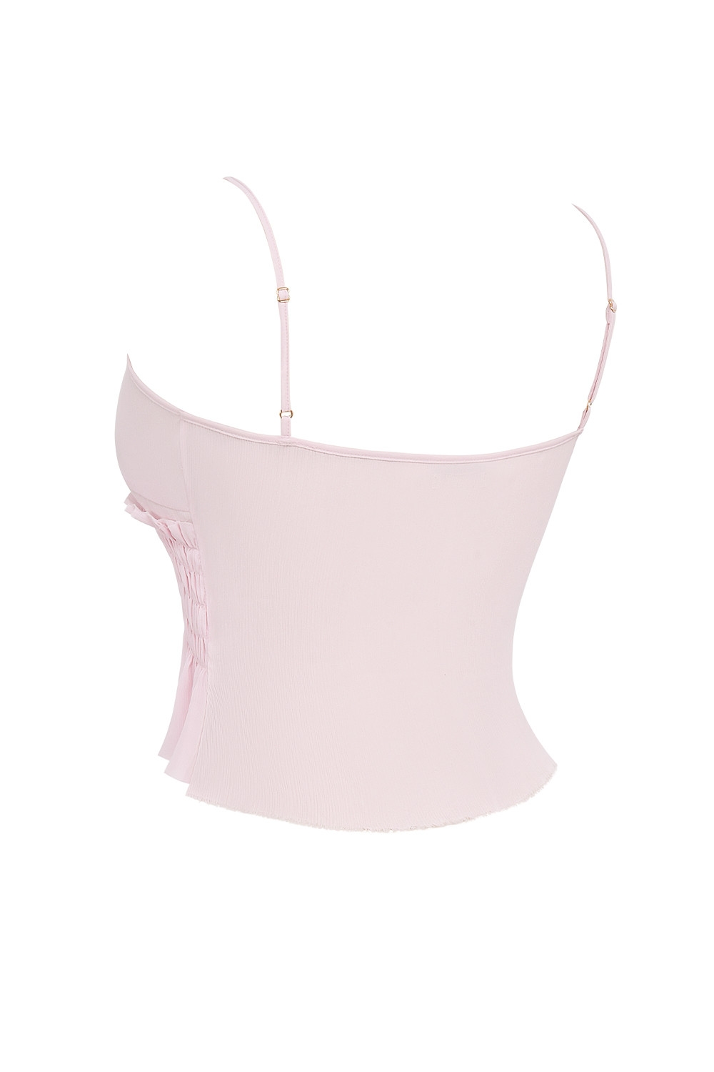 Mistress Rocks Pink Icing Shirred Ruffle Cami Top - SALE — image 11