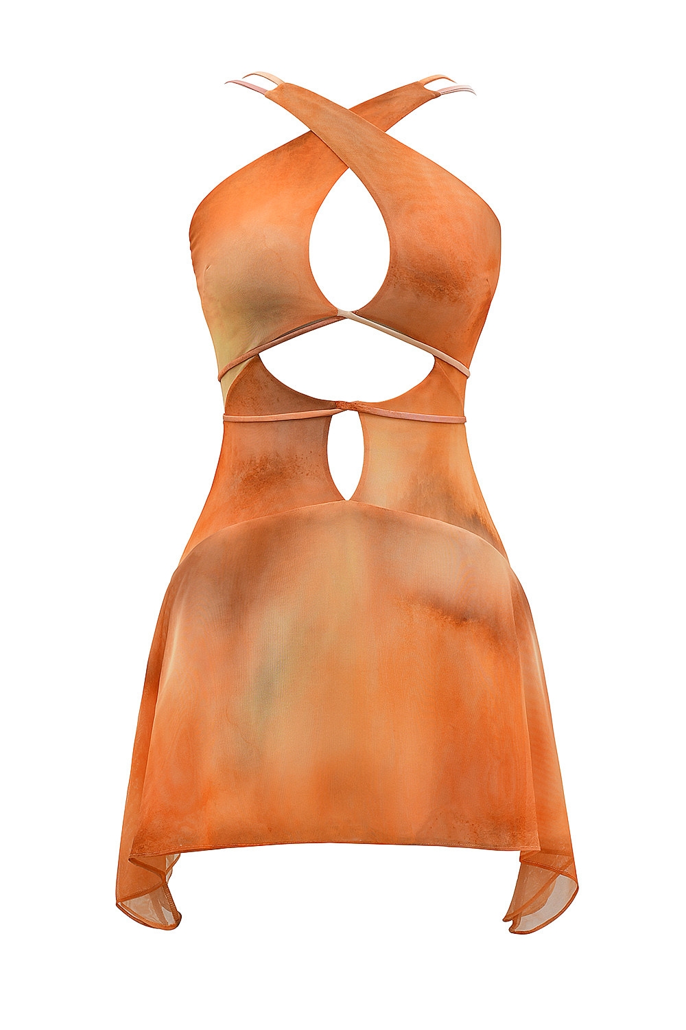 Mistress Rocks Orange Ombre Cutout Mini Dress - SALE — image 12