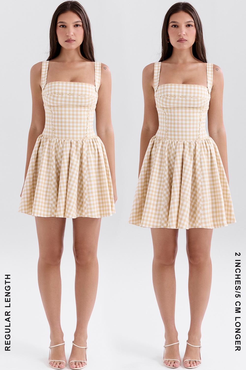 Isadora  Gingerbread Gingham Mini Dress — image 8