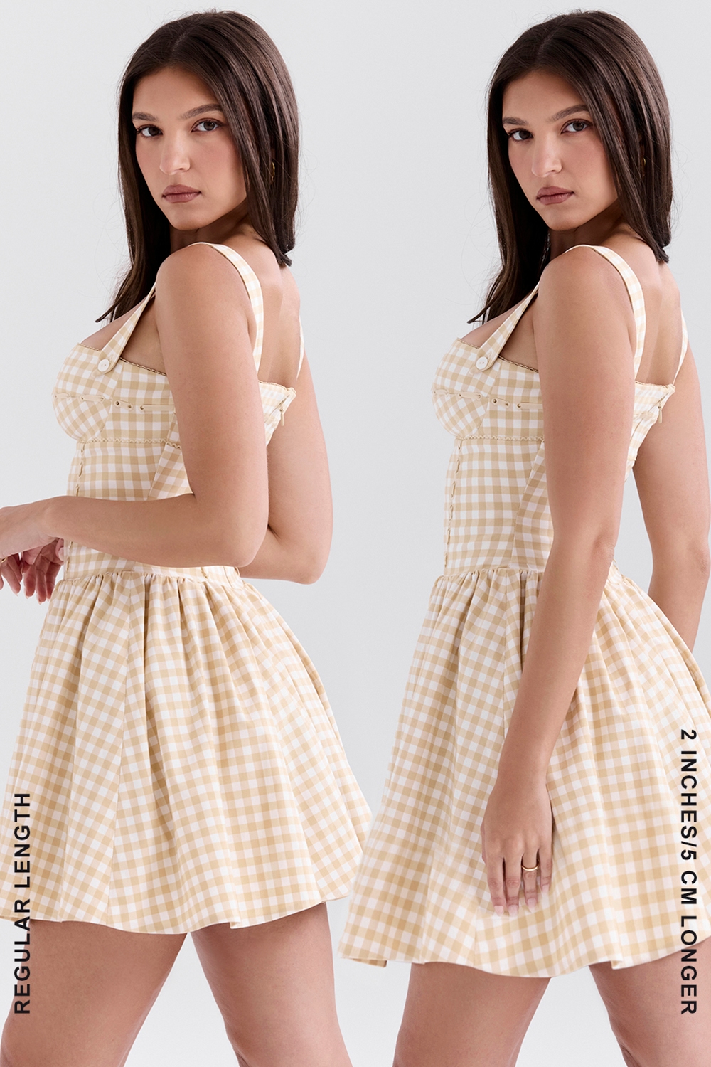 Isadora  Gingerbread Gingham Mini Dress — image 9