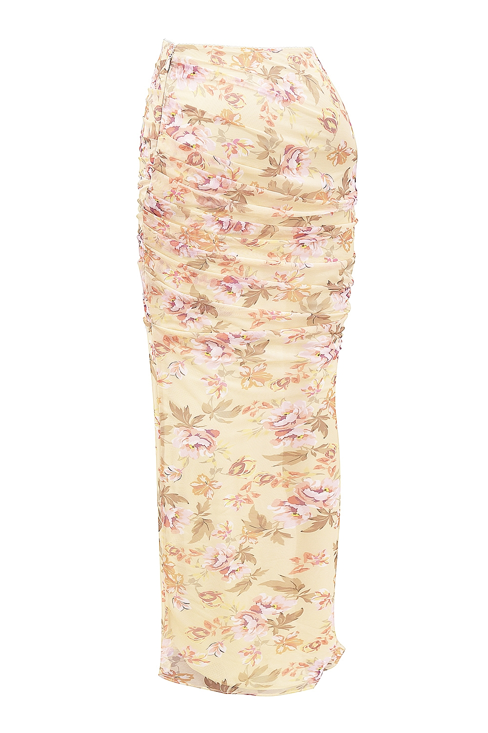Cassidy  Honeyflower Print Fluted Hem Maxi Skirt — image 10