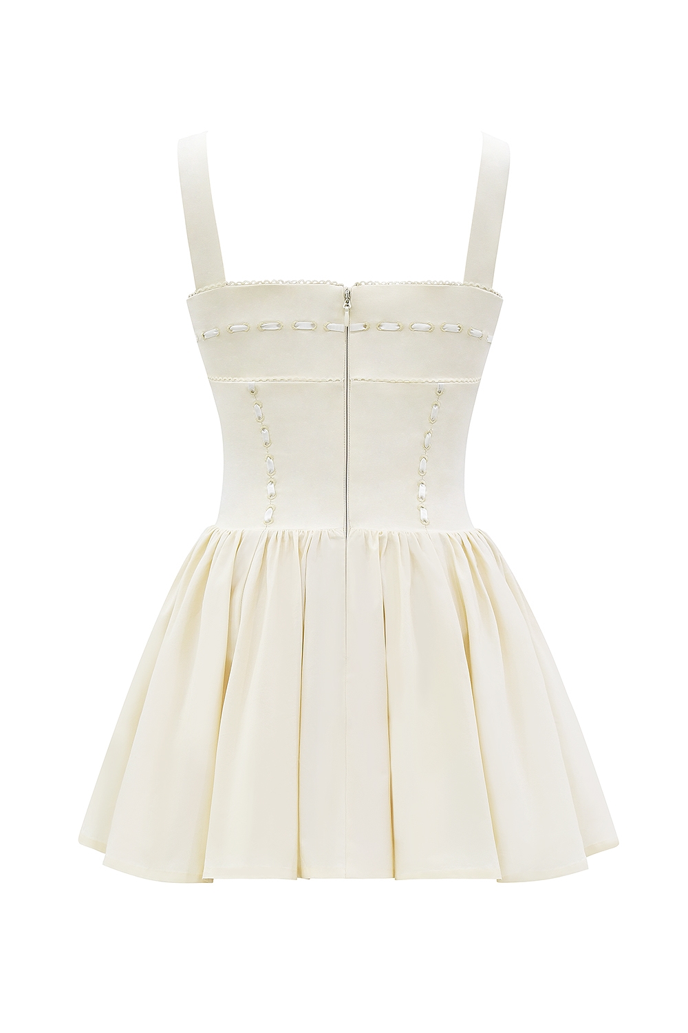 Honor  Buttermilk Ribbon Detailed Mini Dress — image 15