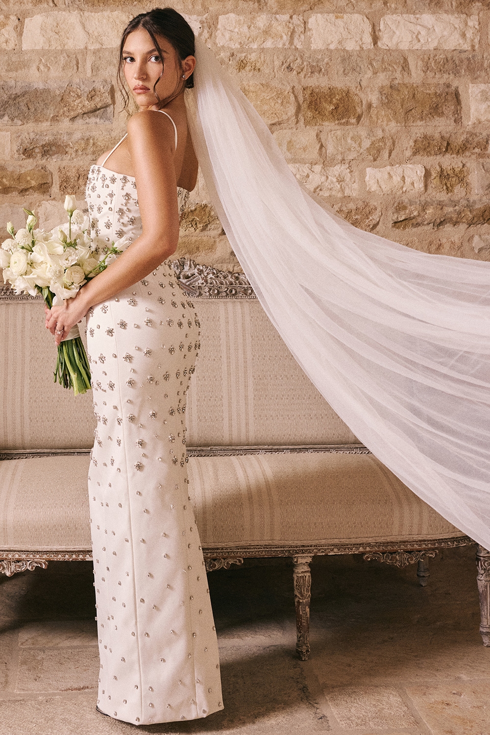 Martine  Ivory Embellished Corset Wedding Gown — image 10