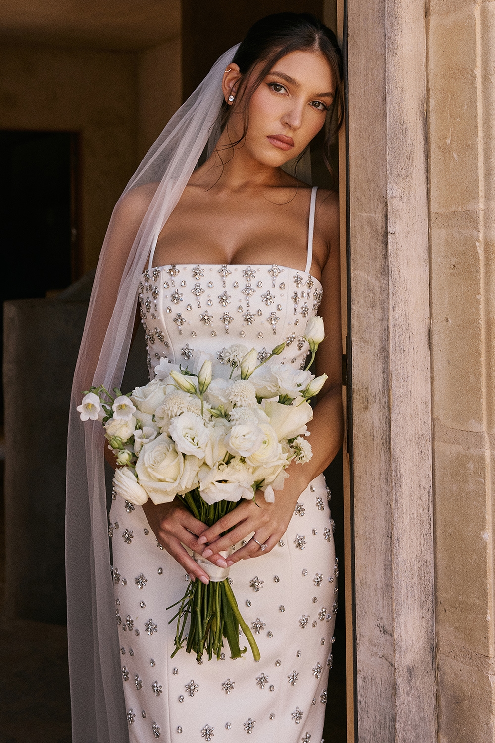 Martine  Ivory Embellished Corset Wedding Gown — image 9