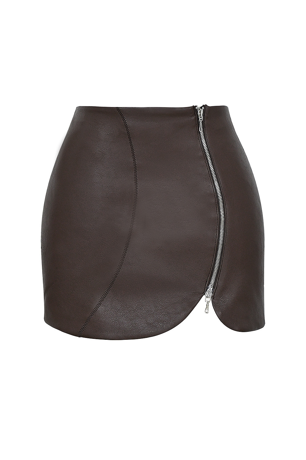 Mistress Rocks Earth Vegan Leather Mini Skirt - SALE — image 11