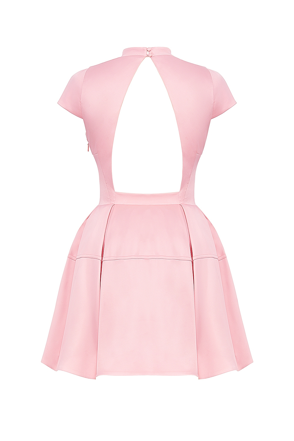 Saida  Parisian Pink Backless Mini Dress — image 13