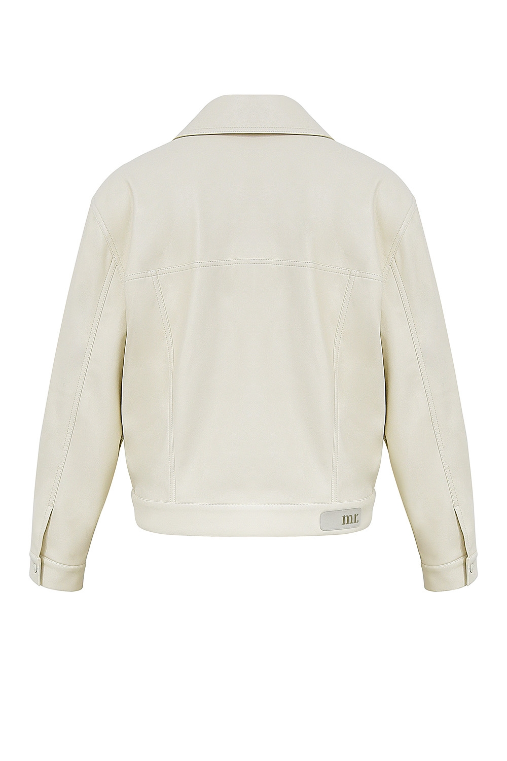 Mistress Rocks Cream Vegan Leather Jacket - SALE — image 13