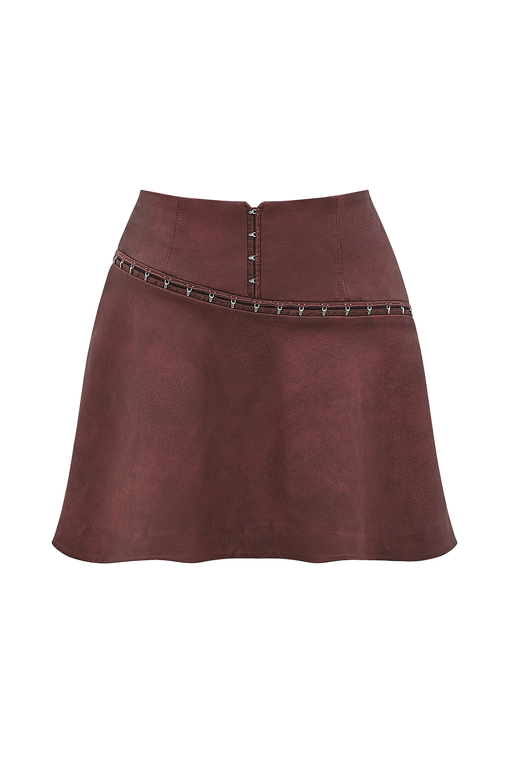 Mistress Rocks Cherry Vegan Leather Mini Skirt - SALE — image 11