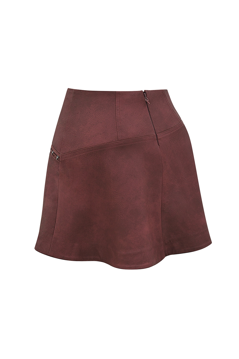 Mistress Rocks Cherry Vegan Leather Mini Skirt - SALE — image 12