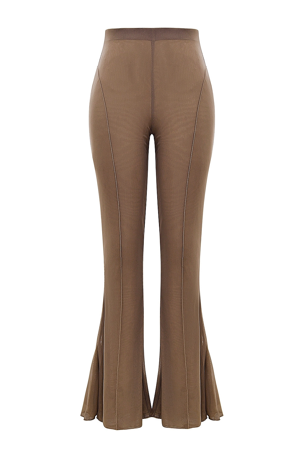 Mistress Rocks Dusty Brown Flared Trousers - SALE — image 9
