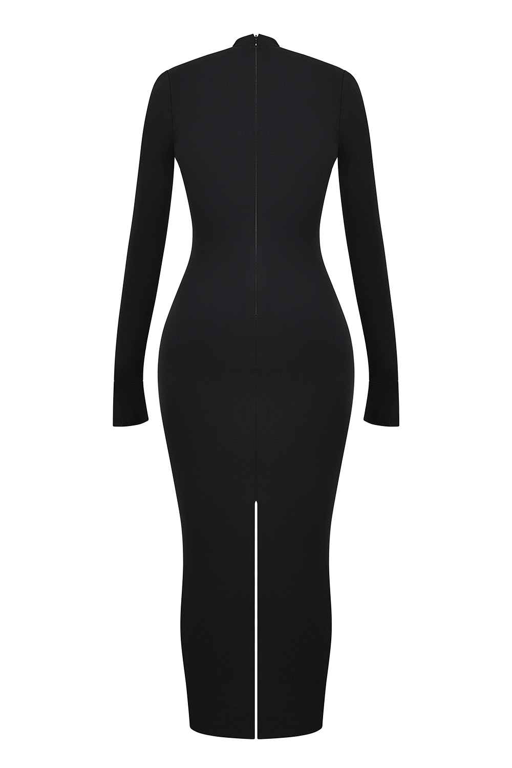 Marie-Louise  Black Turtleneck Maxi Dress — image 11