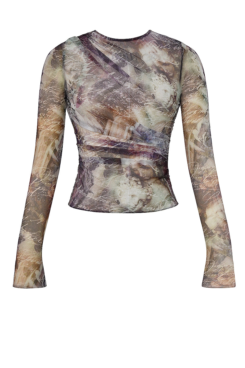 Mistress Rocks Draped Printed Top - SALE — image 11