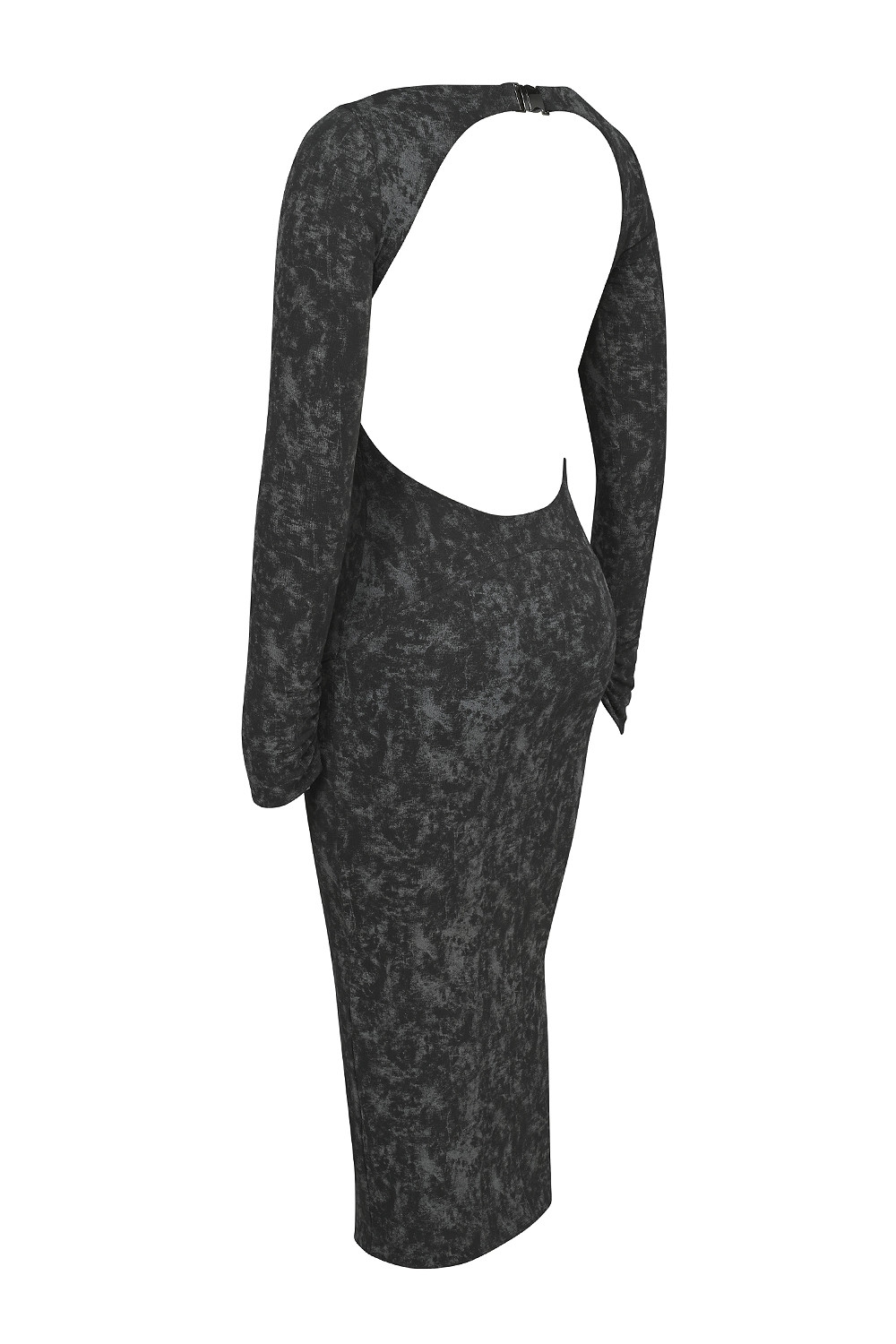 Mistress Rocks Dark Grey Open Back Midi Dress - SALE — image 12