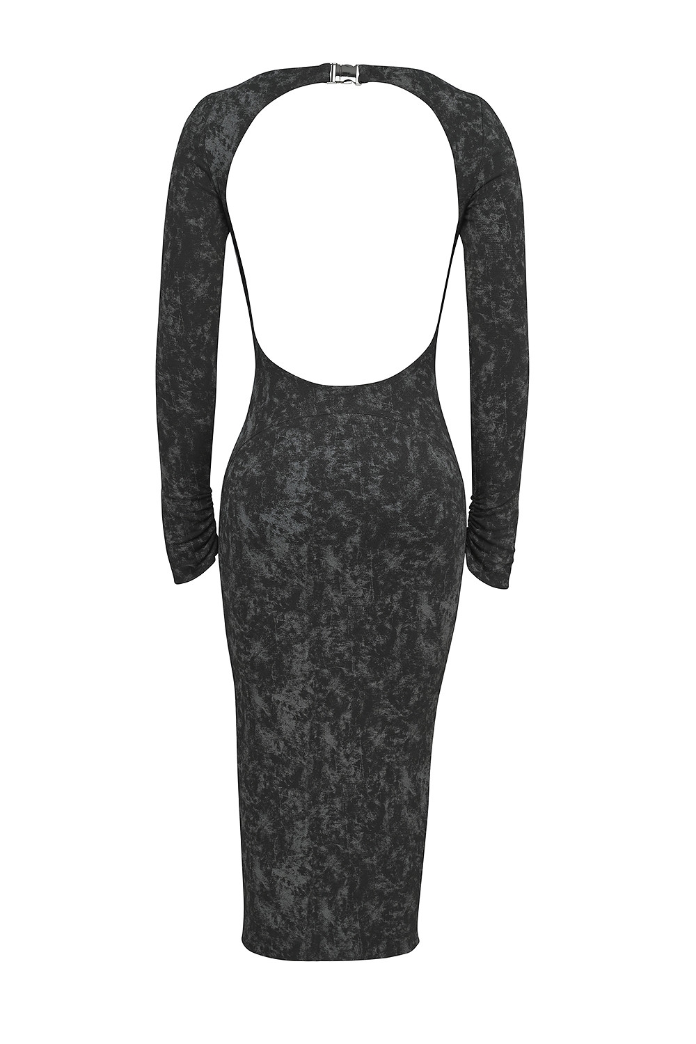 Mistress Rocks Dark Grey Open Back Midi Dress - SALE — image 13