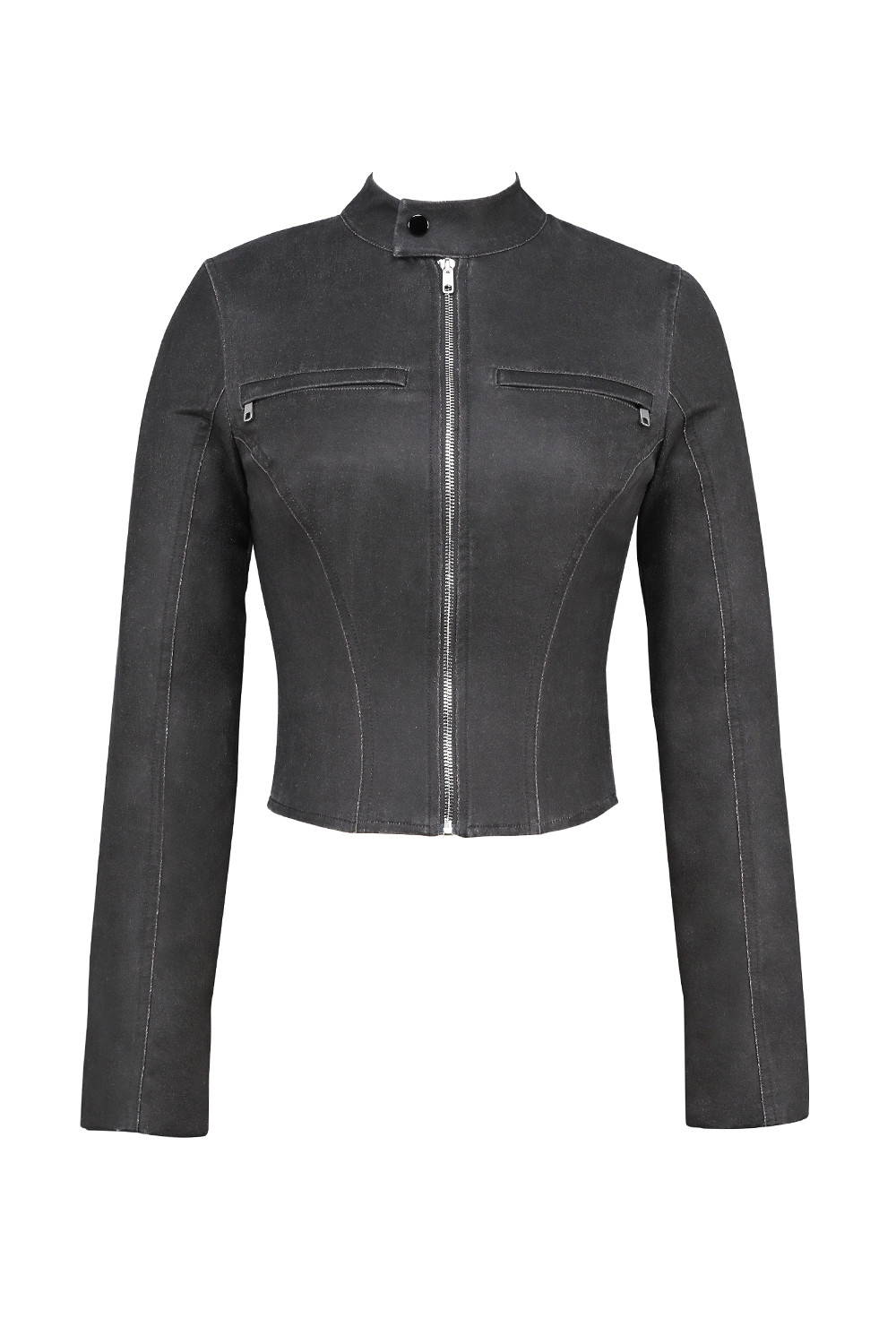 Mistress Rocks Vintage Cocoa Waxed Cotton Fitted Jacket - SALE — image 11