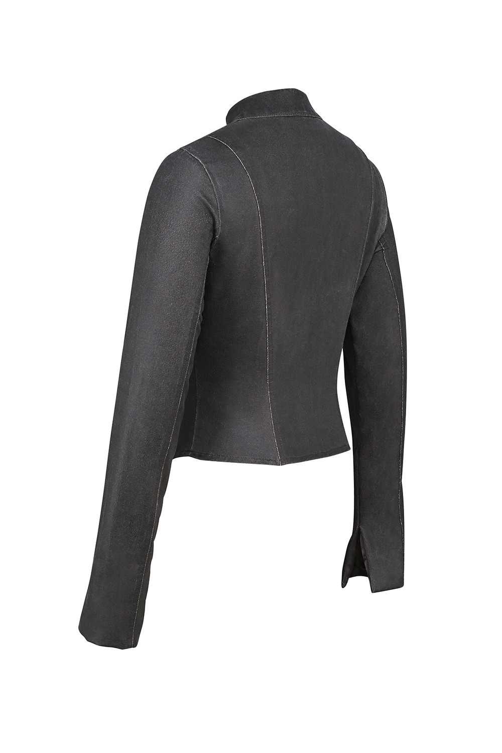 Mistress Rocks Vintage Cocoa Waxed Cotton Fitted Jacket - SALE — image 12