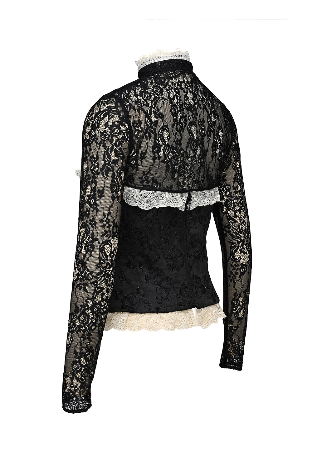 Perdita  Black Metallic Jacquard Corset & Bolero — image 14