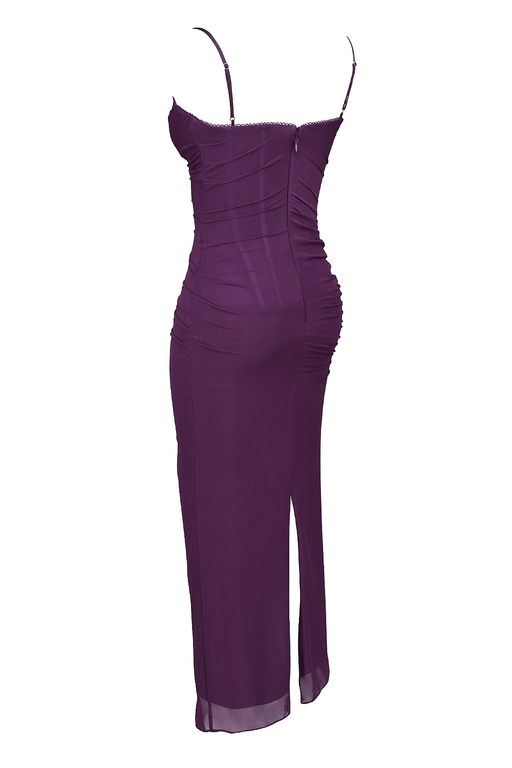 Nalini  Grape Mesh Corset Maxi Dress — image 11