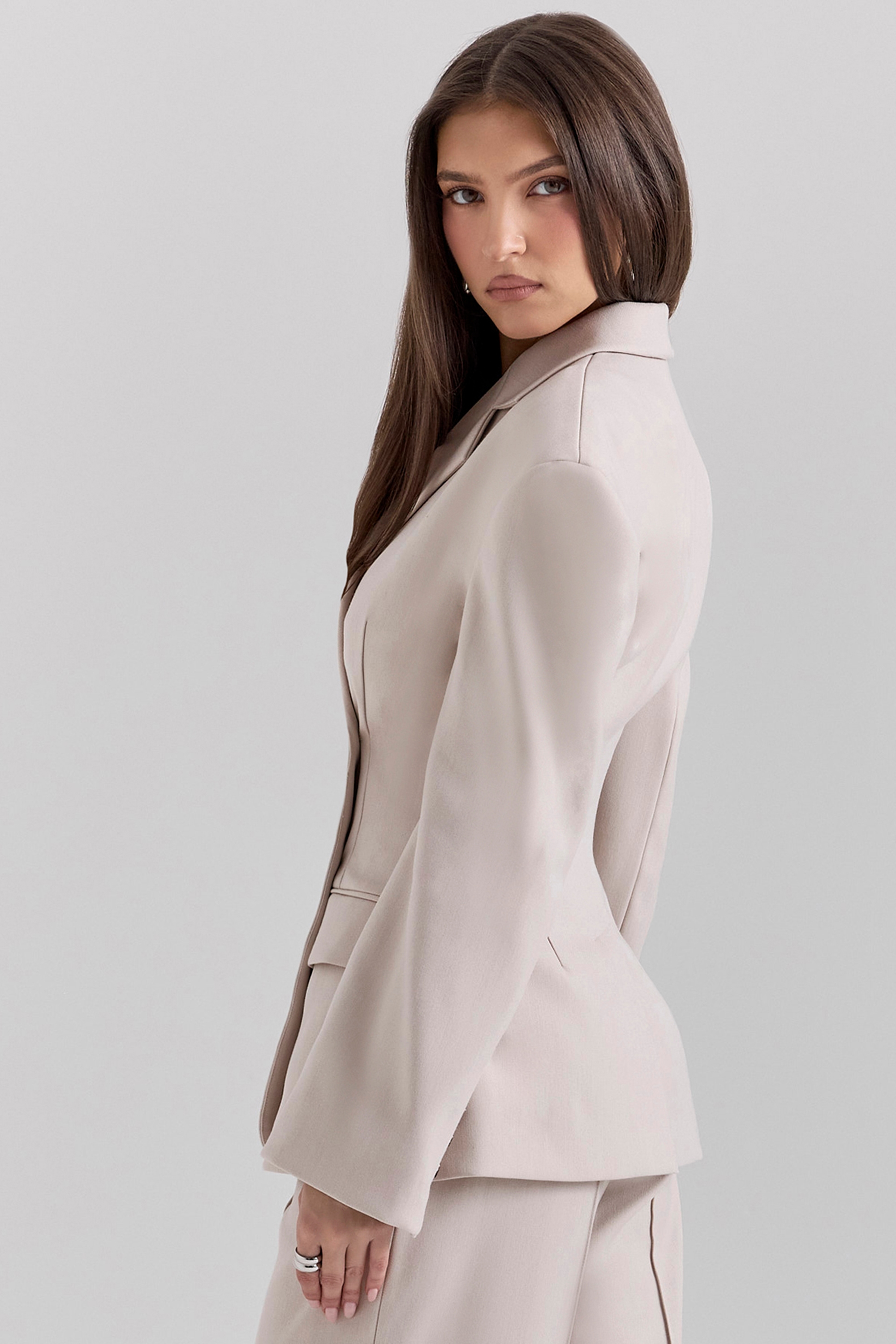 Hudson  Beige Hourglass Blazer — image 7
