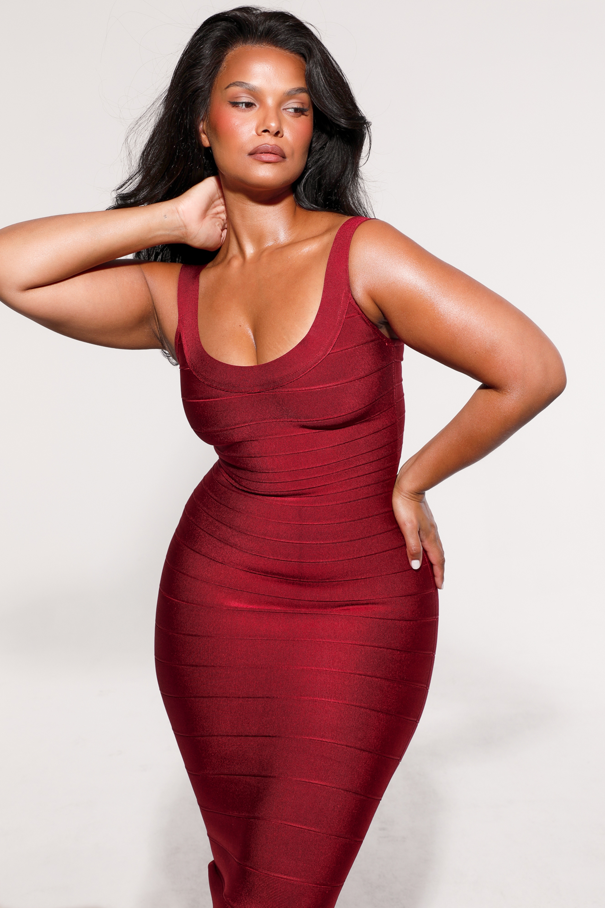 The OG  Ruby Bandage Maxi Dress — image 7