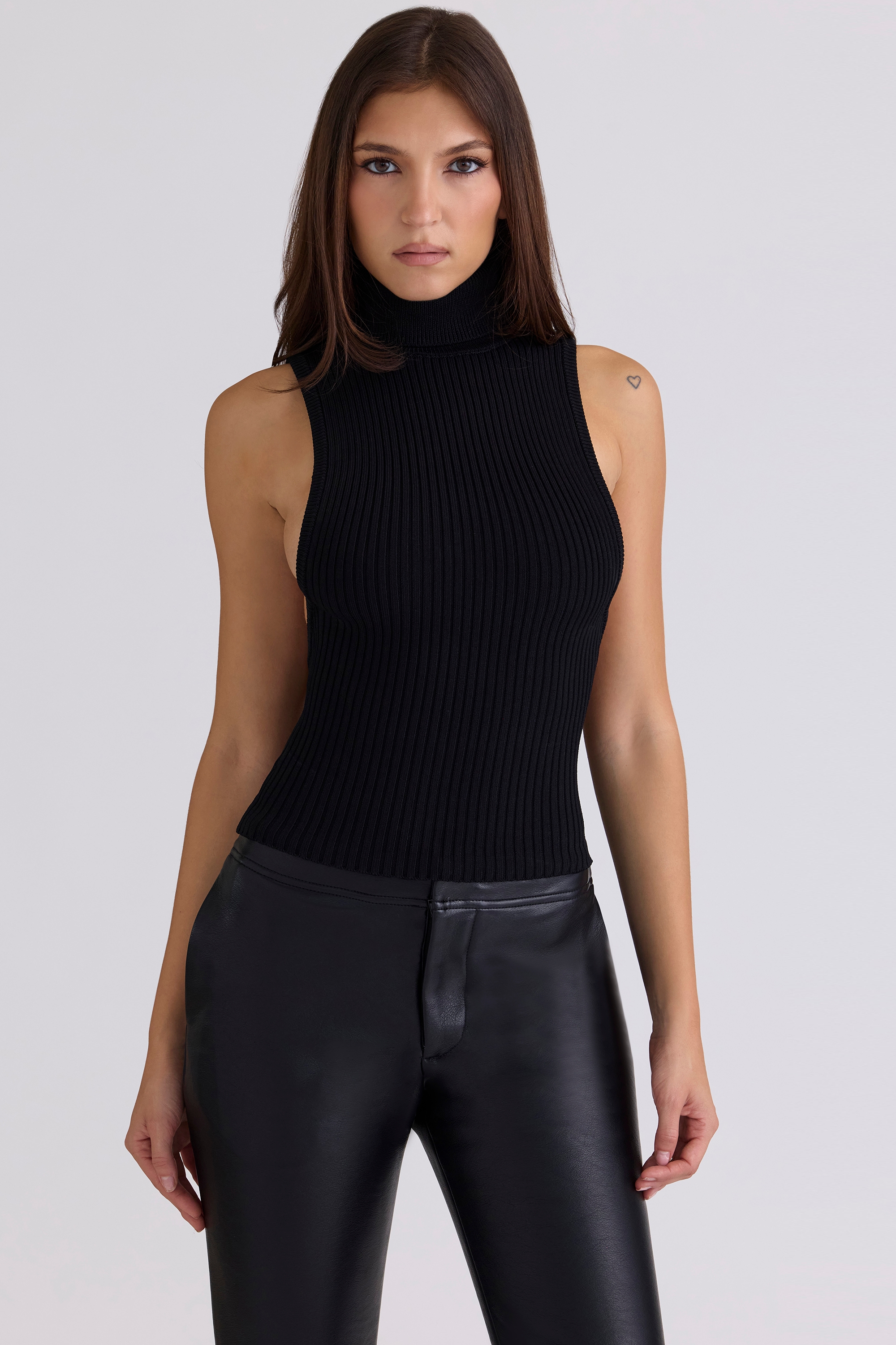 Dina  Black Backless Top — image 6