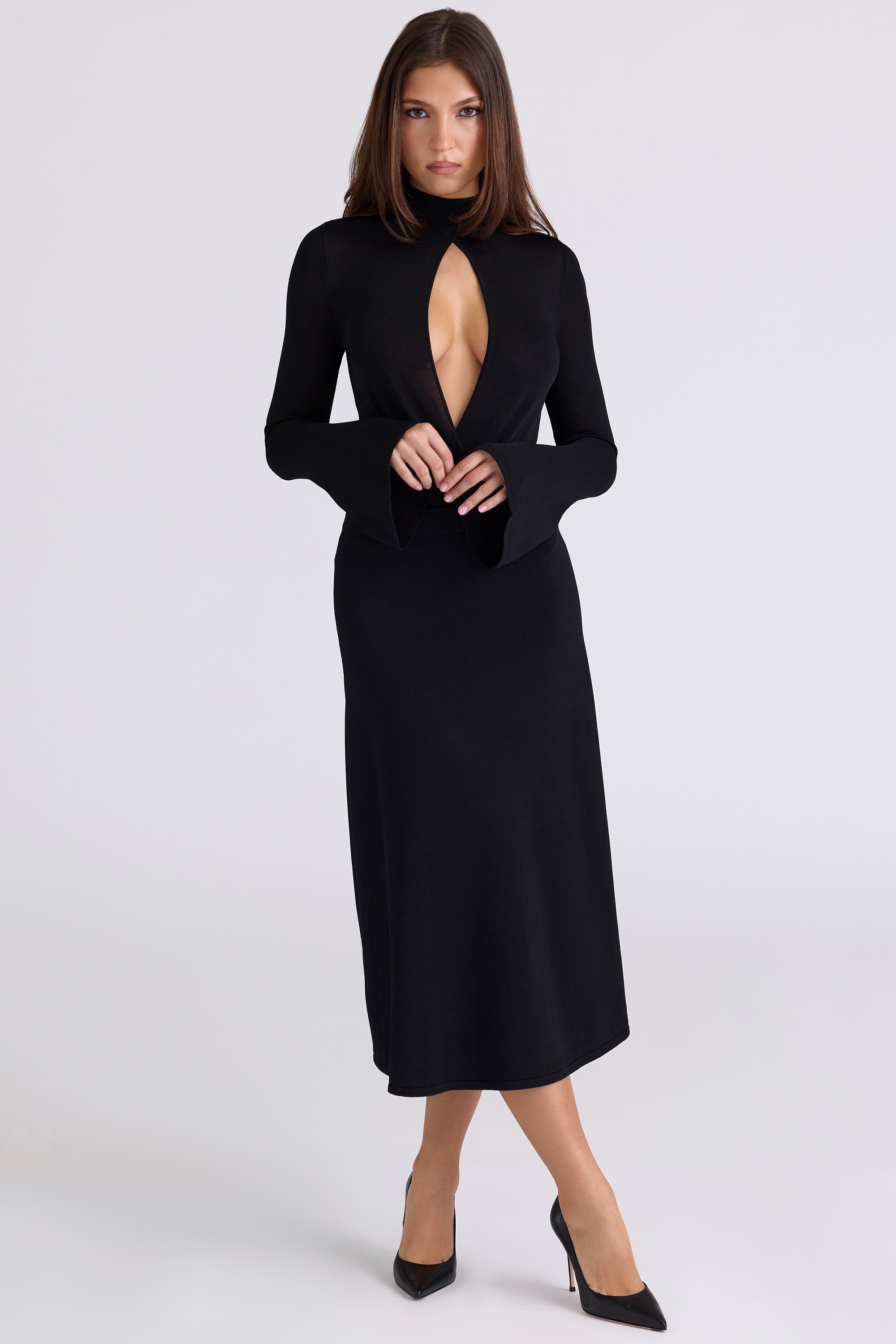 Lois  Black Keyhole Bodysuit — image 3