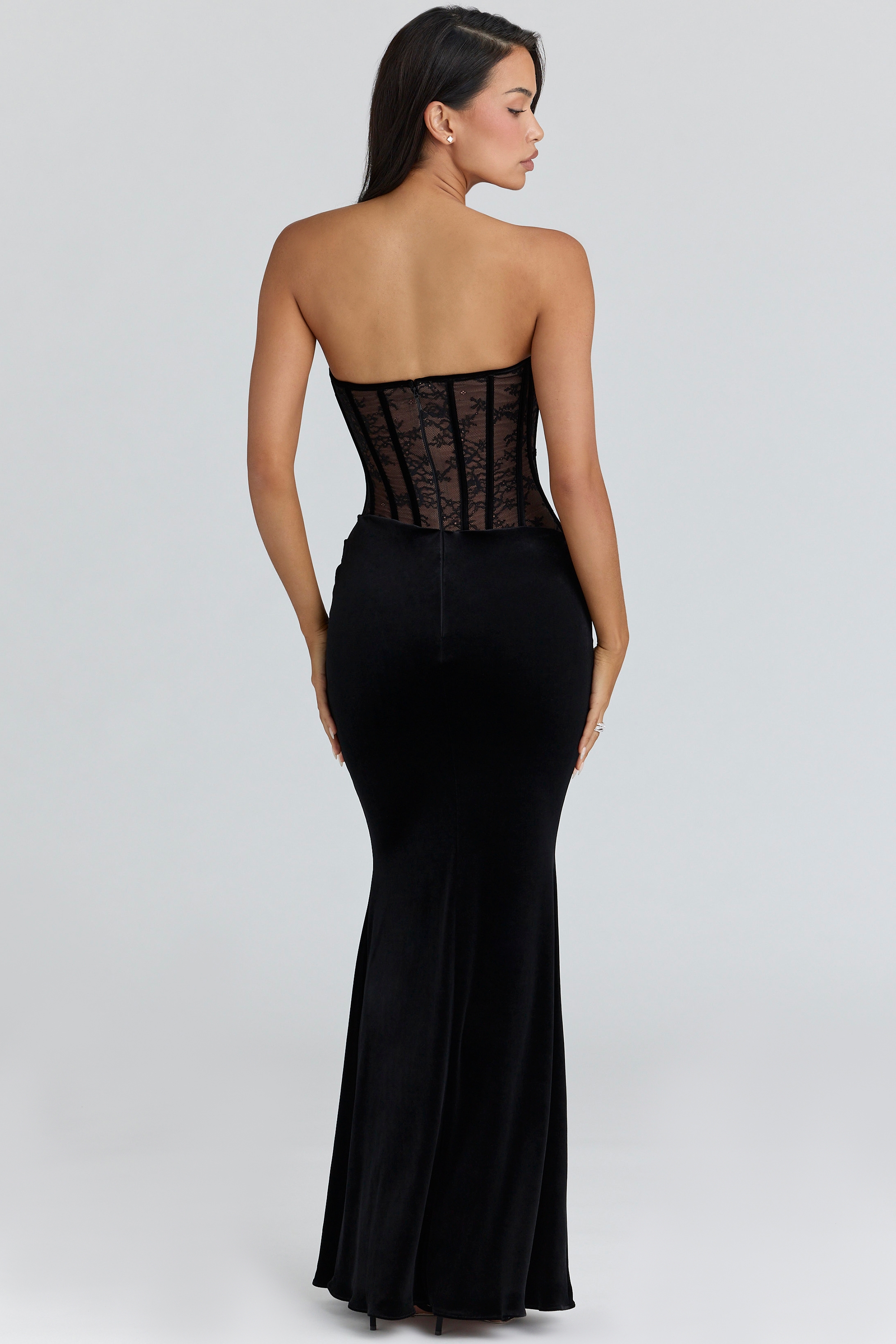 Ayana  Black Lace Maxi Dress + Bolero — image 11