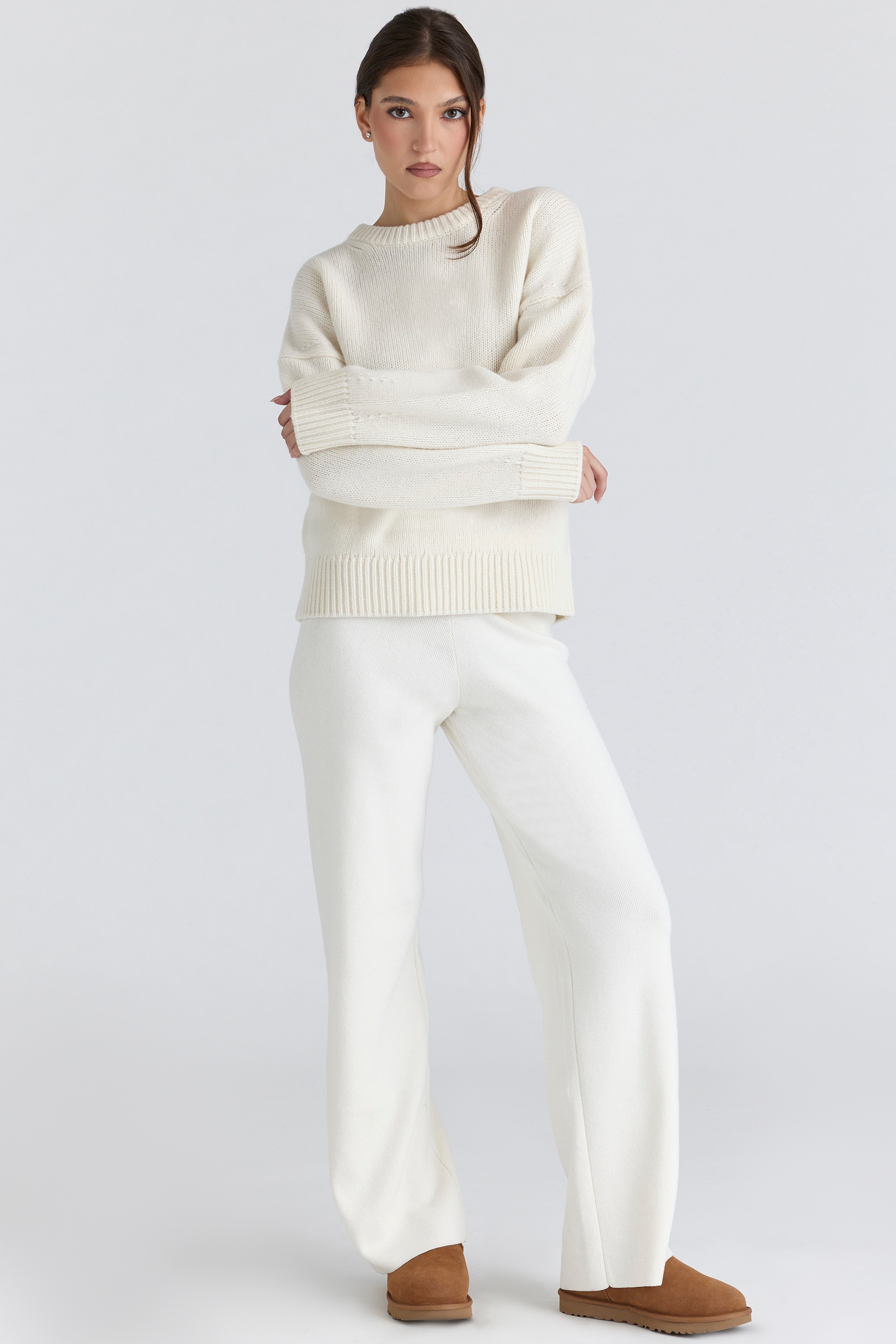 Bear  Ivory Wool Chunky Knit Sweater — image 5