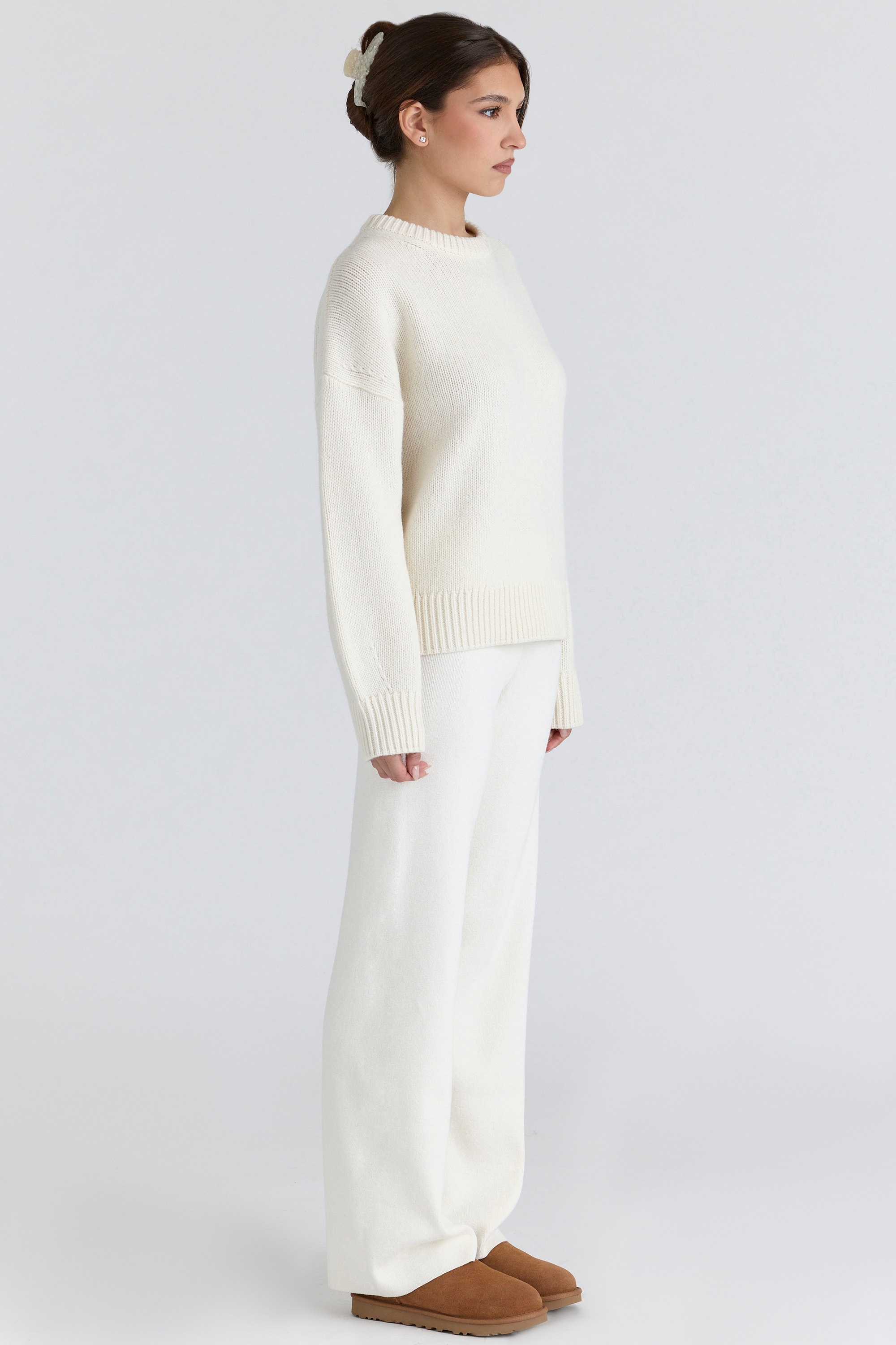 Bear  Ivory Wool Chunky Knit Sweater — image 6