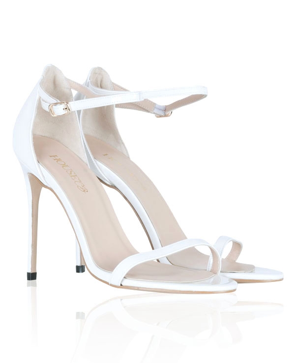 MARIVEL  White Patent Leather Sandals — image 2
