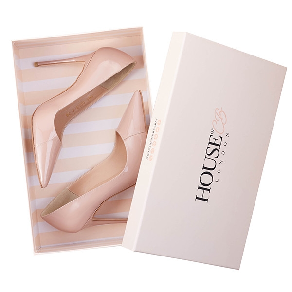 PARIS  5" Antique Rose Patent Leather Pointy Toe Heels — image 4