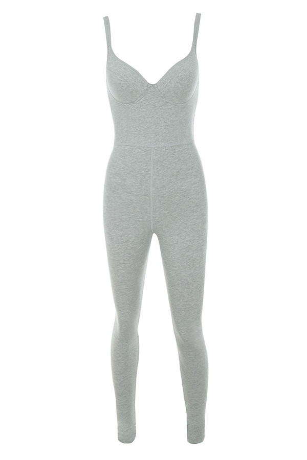 Kalani  Grey Soft Loungewear Jumpsuit — image 14