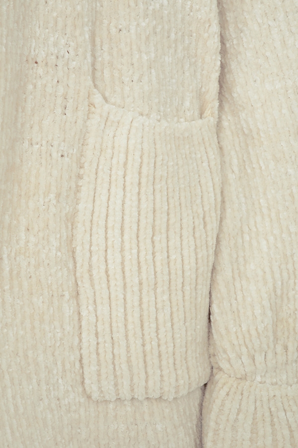 Celine  Off White Chenille Slouchy Cardigan — image 22