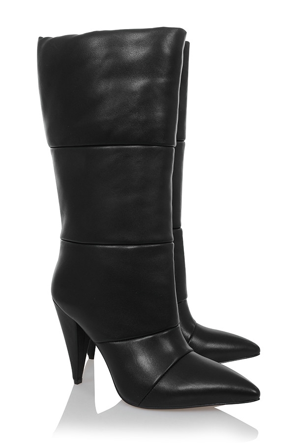 Phenomenon  Black Leather Puffa Boots — image 7