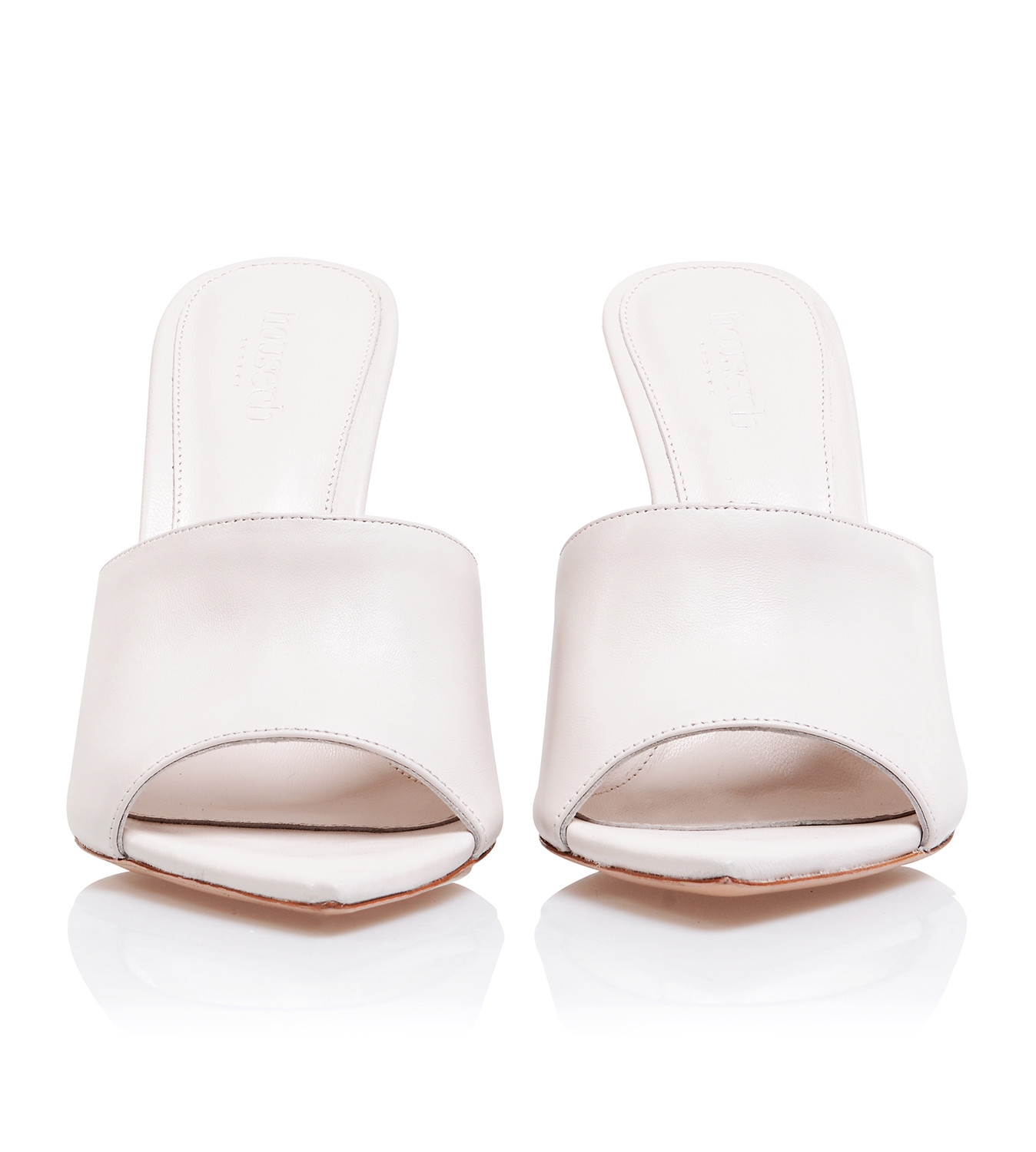 Andromeda  Off White Leather Pointed Mule — image 8