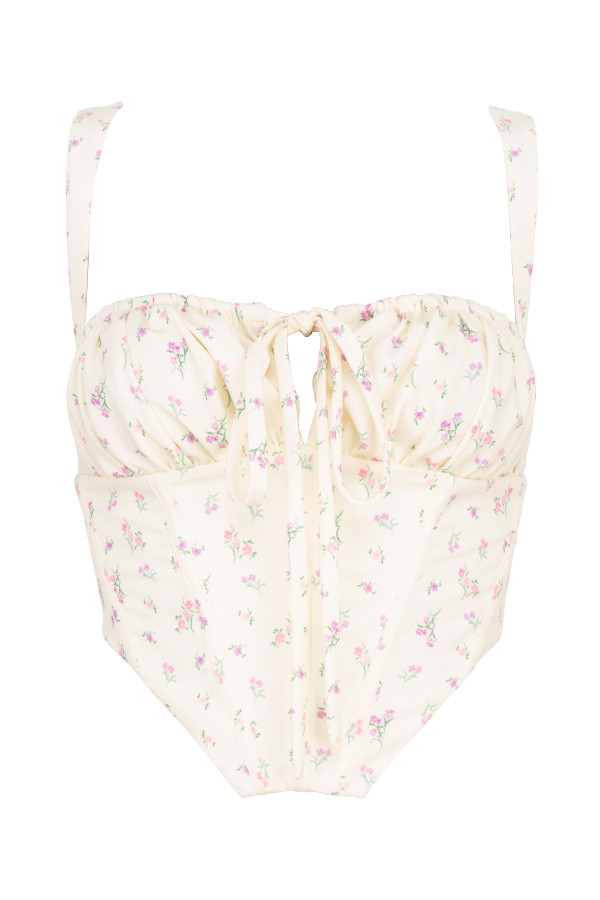 Gene  Lemon Floral Corset — image 12